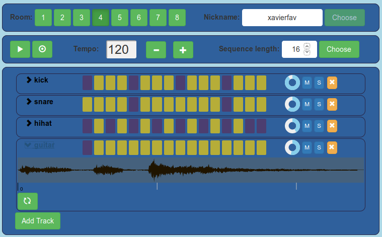 Multi Web Audio Sequencer